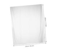 Warmhm White Polyester Photography Backdrop Photo Background for Weddings Parties Showers White Photo Wall Curtain for Studio and Event Decoration