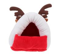 Warmhm Winter Warm Hamster House Cozy Tent for Christmas Hideout Delicate Design for Hamsters Chinchillas Small Animals Secluded Retreat for Winter Comfort