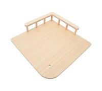 Warmhm Wooden Cat Climbing Platform with Modular Floorstanding Design and Thick Slip-resistant Surface, Replacement Cat Tree Step for Kitten Leaping, Playing and Lounging