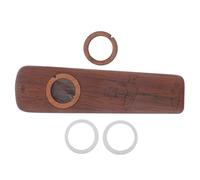 Warmhm Wooden Kazoo 5 Pcs Kazoos Musical Instrument Easy to Play Strong Resonance Simple Structure Suitable for Guitar Accompaniment and All-age Players
