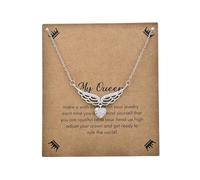 Warmhope Heavenly Seraphic Wings Pendant for Daily Refinement & Special Occasions - good Gifts for Her, Symbolizing Protection & Grace with Divine Charm, Universal Size, Brass, No Gemstone