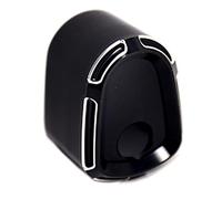 Warmhouse Black CNC Aluminium Motorcycle Ignition Switch Cover Fit For Harley 2014-2021 Touring Electra Street Glide Road Glide FLH/T FLHX FLT (Color : HW-385)