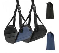 Warmiehomy 2 Pcs Airplane Foot Rest, Portable Foot Hammock for Flight, Ergonomic Adjustable Footrest Leg Hammock Lightweight Airplane Travel Essential Home Office Car Plane