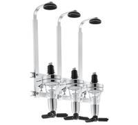 Warmiehomy 3 Bottle Stand Wall Mounted Drinks Dispenser Wine Spirits Steel Bar Butler Holder Rack Optic Dispenser for Home Bar