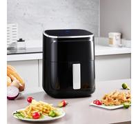 Warmiehomy Air Fryer 4.7L Touchscreen Digital Air Fryer, 8 Presets, Non-Stick, 60 Min Timer, 80-200℃ Temperature Control, No Oil, Dishwasher Safe Baskets, Automatic Shutoff 1400W