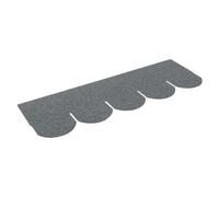 Warmiehomy Asphalt Roofing Tiles 18pcs/2.61sqm, 2.7mm Thick Self-Adhesive Roofing Felt, Waterproof Weatherproof Shingles for Roof Sheds (Grey, Fish Scale)