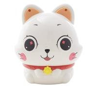 Warmiehomy Cat Piggy Bank Gift for Girls, 2 in 1 Kitten Money Bank with DIY Stickers & Accessaries, Cute Large Coin Bank Toys for Girls Aged 3 4 5 6 7 8 9, Fun Christmas Birthday Gifts