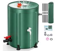Warmiehomy Collapsible Rain Water Collectors-250L Portable Rain Barrel