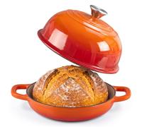 Warmiehomy Enamelled Cast Iron Dutch Oven Pot - 4.4L