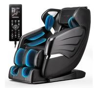 Warmiehomy Full Body Massage Chair Zero Gravity Smart Massage Chair with AI Voice Control,1250mm Dual SL Track,Automatic Human Detection,Heat, Airbag,one Click Recline Function to Save Space,Black