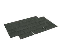 Warmiehomy Green Roofing Tiles Self-Adhesive Asphalt Roof Felt Shingles
