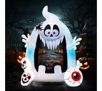 Warmiehomy Halloween Inflatable Decorations Cute Ghost of Open 6FT