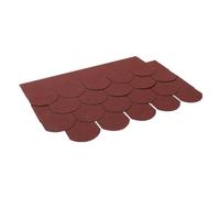 Warmiehomy Red Roofing Tiles Self-Adhesive Asphalt Roof Felt Shingles
