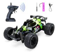 Warmiehomy Remote Control Cars, 1:18 Scale RC Monster Truck Toy, High Speed 15KM/H RC Cars with Light for Adult & Kids Age 6+, 2.4GHz Radio Controlled 4WD Off-Road Car for Birthday