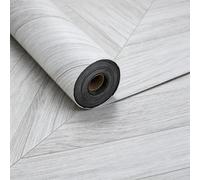 Warmiehomy Self-Adhesive PVC Vinyl Flooring Roll Floor Tiles, 60 x 300CM | Grey Chestnut Wood, Easy to Cut Floor Covering, Wear & Water Resistant for Campervan Caravan Motorhome Wall & Floor Use