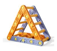 Warmiehomy Toddler Climbing Frame Indoor Triangle Ladder, Plastic Climbing Toys For Kids 1-3 Climber, Indoor Kids Playground Play Gym Gift For Children 77 * 42 * 77CM