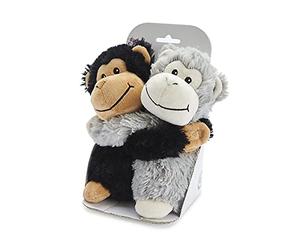 Warmies® 9'' Warm Hugs Fully Heatable Soft Heat Pad Scented with French Lavender - Monkeys