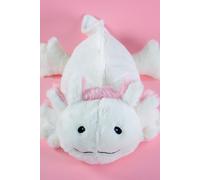 Warmies 12 Inch Large Plush Axolotl, White