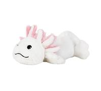 Warmies Axolotl Plush Mini Size, Fully Microwavable and Weighted Cuddly Heat Pad for Anxiety, Chill in The Freezer or Heat in Microwave, Heat Pad
