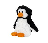 Warmies Black and White Penguin Plush Mini Size, Fully Microwavable and Weighted Cuddly Heat Pad for Anxiety, Chill in The Freezer or Heat in Microwave, Heat Pad