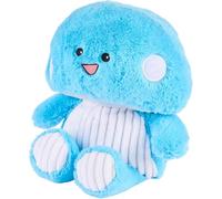 Warmies Blue Mushroom Plush Heat Pad, Large Size, Fully Microwave Safe and Weighted Cuddly Heat Pad for Anxiety, Cool in the Freezer or Heat in the Microwave, Soft Heat Cushion