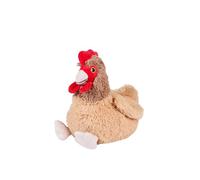 Warmies Brown Hen Plush Heating pad, Large Size, Fully Microwave Safe and Weighted Cuddly Heating pad for Anxiety, Cool in The Freezer or Heat in The Microwave, Soft Heat Cushion