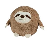 Warmies Cushion Brown Sloth, Brown