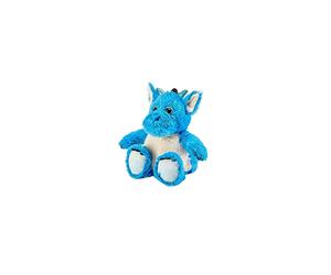 Warmies Cozy Plush Blue Dragon fully microwavable toy,Medium