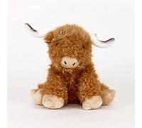 Warmies 13 inch Highland Cow, Brown