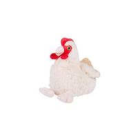 Warmies Cream Hen Plush Heating pad, Large Size, Fully Microwave Safe and Weighted Cuddly Heating padfor Anxiety, Cool in the Freezer or Heat in the Microwave, Soft Heat Cushion