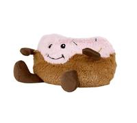 Warmies Donut Plush Mini Size, Fully Microwavable and Weighted Cuddly Heat Pad for Anxiety, Chill in The Freezer or Heat in Microwave, Heat Pad