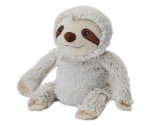 Warmies Fully Heatable Cuddly Heating pad Scented with French Lavender - Marshmallow Sloth, Beige, Large 13''