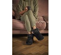 Warmies Fully Heatable Wellness Luxury Boots Scented with French Lavender - Charcoal, none