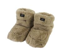 Warmies Fully Heatable Luxury Boots with French Lavender - Latte