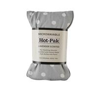 Warmies Hot-Pak Grey Dots Microwavable Weighted Headpack with French Lavender Scent. Hot or Cold for Cool Relaxation and Warm Relief