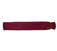 Warmies Hot Water Bottle Cranberry Fleece Cover, Long Wearable Hot Water Bottle