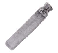 Warmies Hot Water Bottle With Grey Fur Fleece Cover 30” Long Home