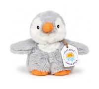Microwavable Heatable Hot Cold Heat Pack Soft Toy Junior 9" Grey Penguin