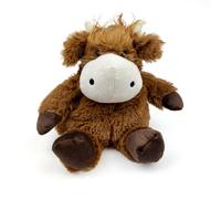 Warmies Junior Plush Cow Microwavable Weighted Teddy, Lavender Scented, Hot Or Cold For Relaxation & Relief