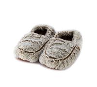 Warmies Microwavable Slippers Wheat Filled Lavender Scented Slip-On Heat Packs Beige Onesize