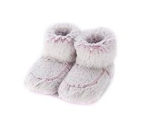 Warmies Ladies Pink Microwavable Booties, Uk: 3-7