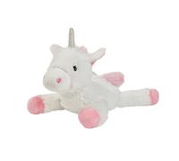 Warmies Laying Unicorn Weighted Teddy, Microwavable with French Lavender Scent, Fully Heatable Heat Pad for Soft Comfort, Plush Cuddly Toy for Anxiety and Relaxation