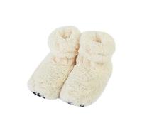 Warmies Marshmallow Microwaveable Cream Boots Cream