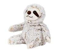 Warmies Marshmallow Sloth Plush Mini Size, Fully Microwavable and Weighted Cuddly Heat Pad for Anxiety, Chill in The Freezer or Heat in Microwave, Heat Pad