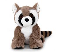 Warmies Microwavable Plush Raccoon, Weighted Heatable Plushie, Lightly Scented with French Lavender - Large
