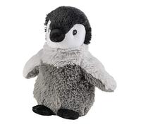 Warmies - Microwavable Plush, with Soothing Lavender Scent - Penguin, Grey (Grau Grau)