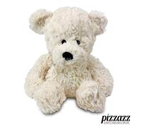 Warmies Plush Cream Curly Bear Microwavable Weighted Teddy with French Lavender Scent, Hot or Cold for Cool Relaxation and Warm Relief