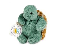 Warmies Mini Turtle Plush Mini Size, Fully Microwavable and Weighted Cuddly Heat Pad for Anxiety, Chill in The Freezer or Heat in Microwave, Soft Heat Pad