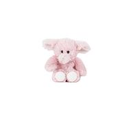 Warmies Pink Elephant Plush Mini Size, Fully Microwavable and Weighted Cuddly Heat Pad for Anxiety, Chill in The Freezer or Heat in Microwave, Heat Pad