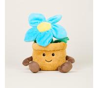 Warmies Plush Blue Flower Pot LARGE